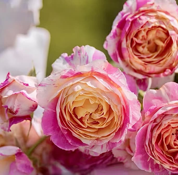 Claude Monet | Shrub Rose, Strong Disease Resistance, Beginner Friendly, Heat Tolerance, Own Root/Non-grafted